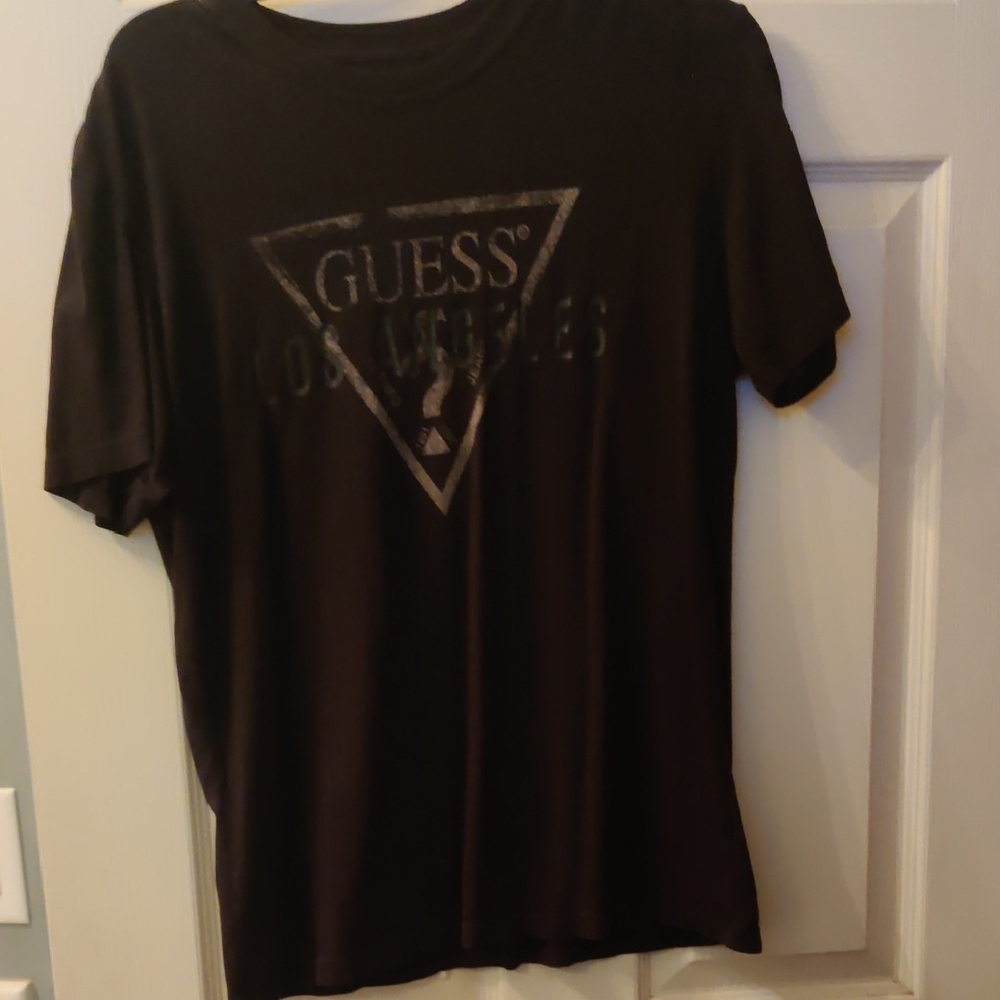 Guess Black Short Sleeve Tee